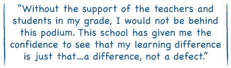 A Supportive School Made All the Difference - Yale Dyslexia